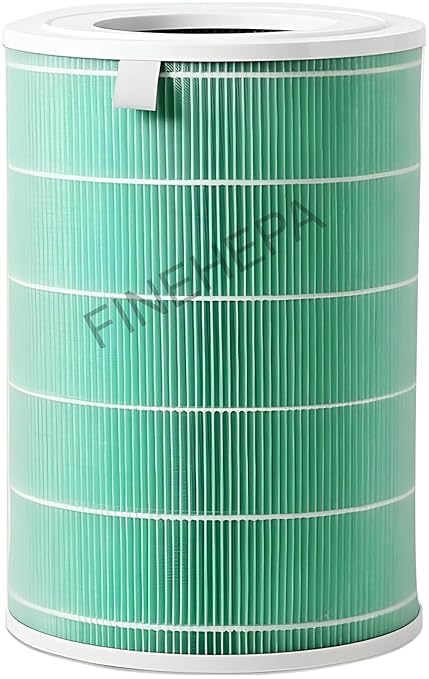 Finehepa Replacement Filter compatible with Xiaomi Mi Air Purifier HEPA+Carbon Filter All Models with RFID Tagging, Green