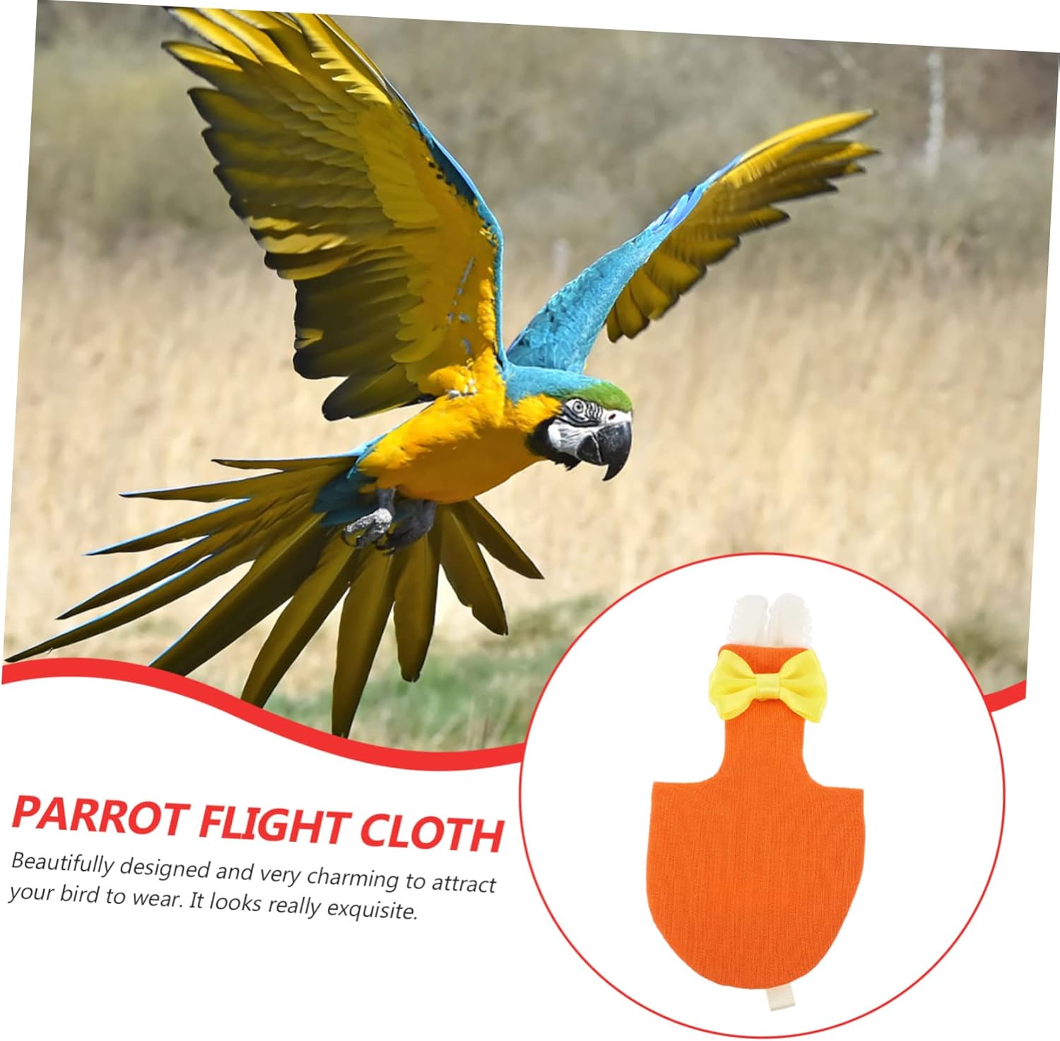 POPETPOP 3pcs Flight Suit Diaper for Parrots Bird Clothing Comfortable Breathable Liner for Parakeets Lightweight Convenient Design for Pet Owners Seeking Comfort