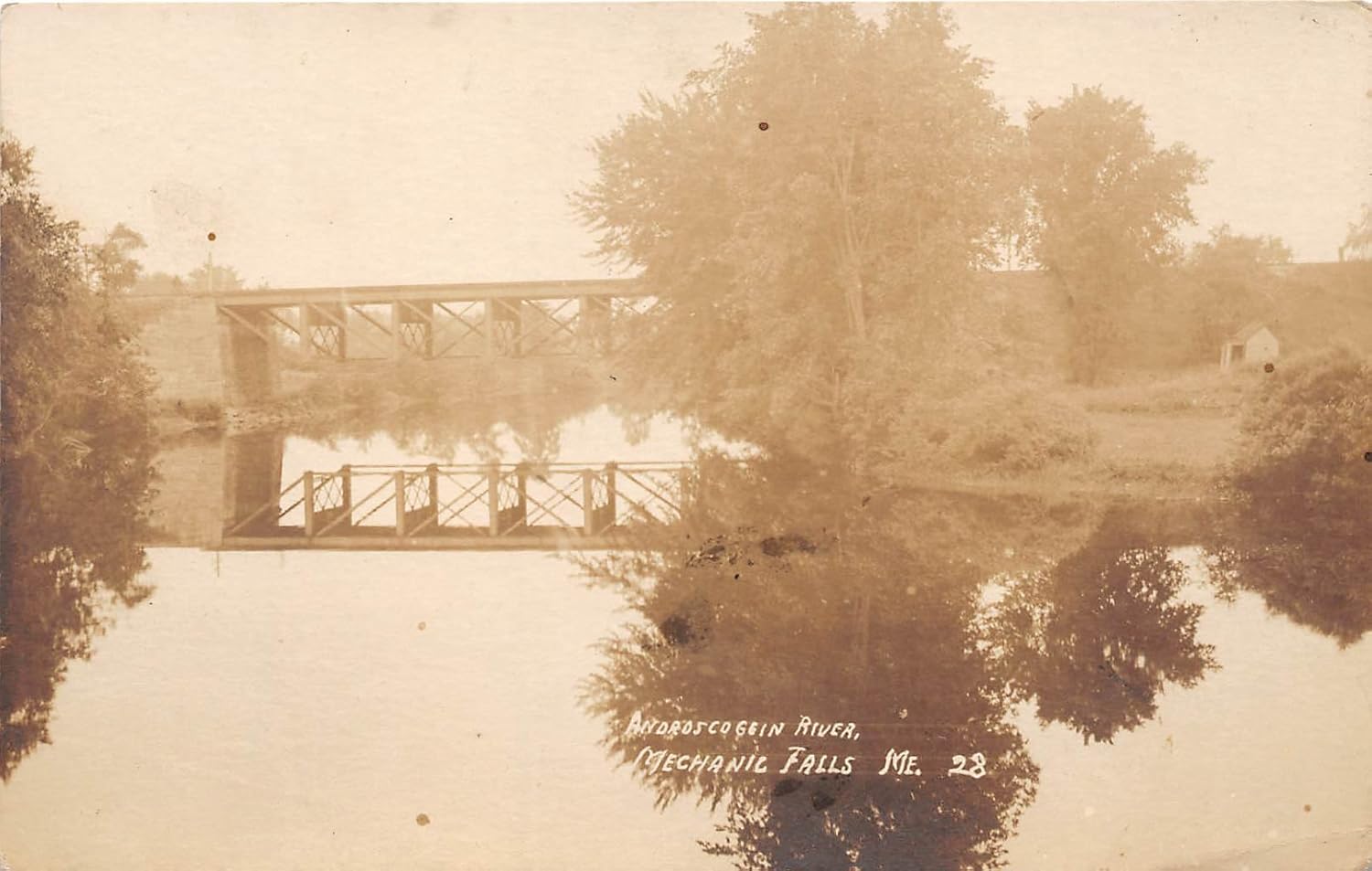 Mechanic Falls, Maine Postcard at Amazon's Entertainment Collectibles Store