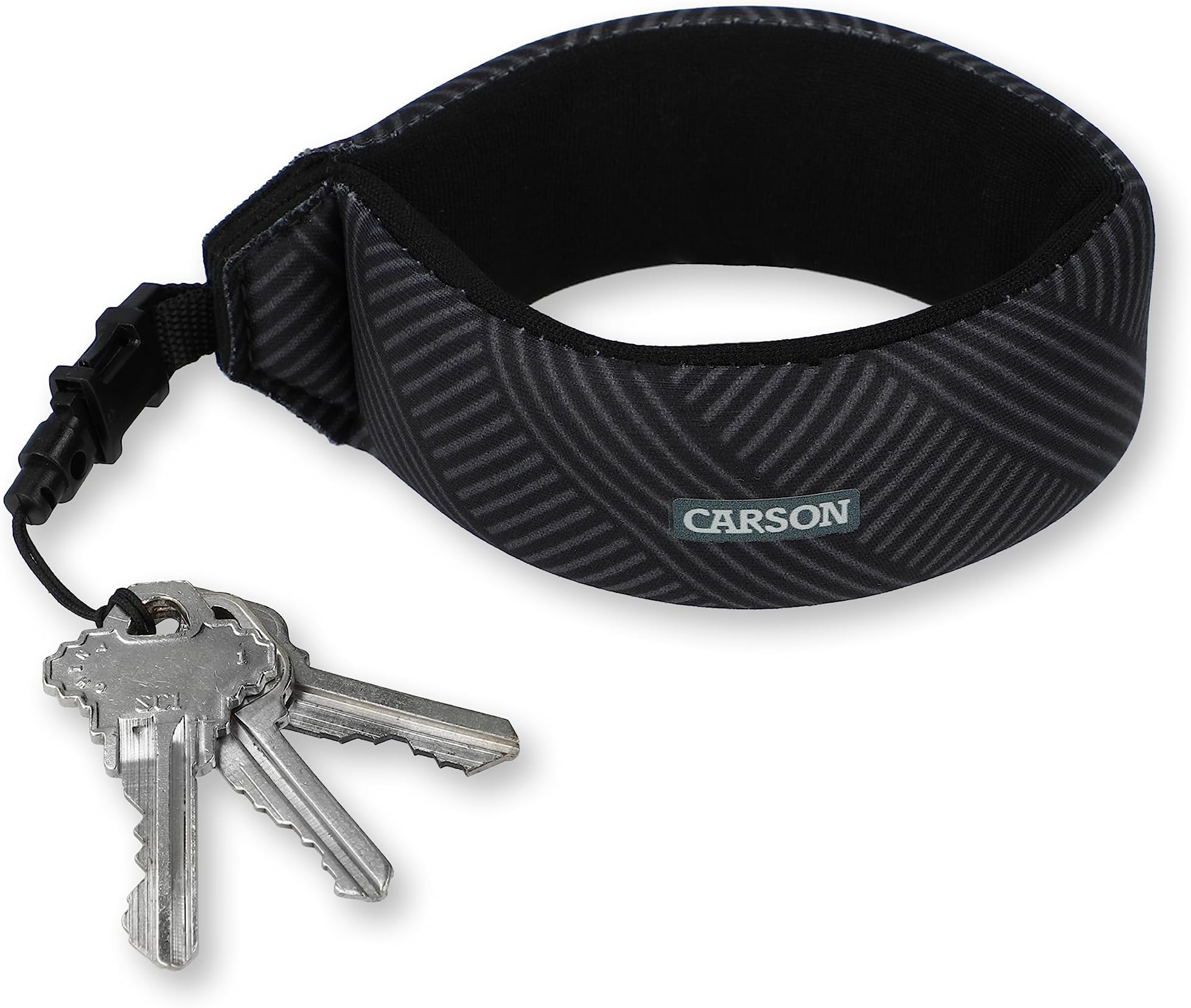 Carson Floating Eyewear Retainer with Lightweight Foam Core Technology - Graphite FA-10(01)