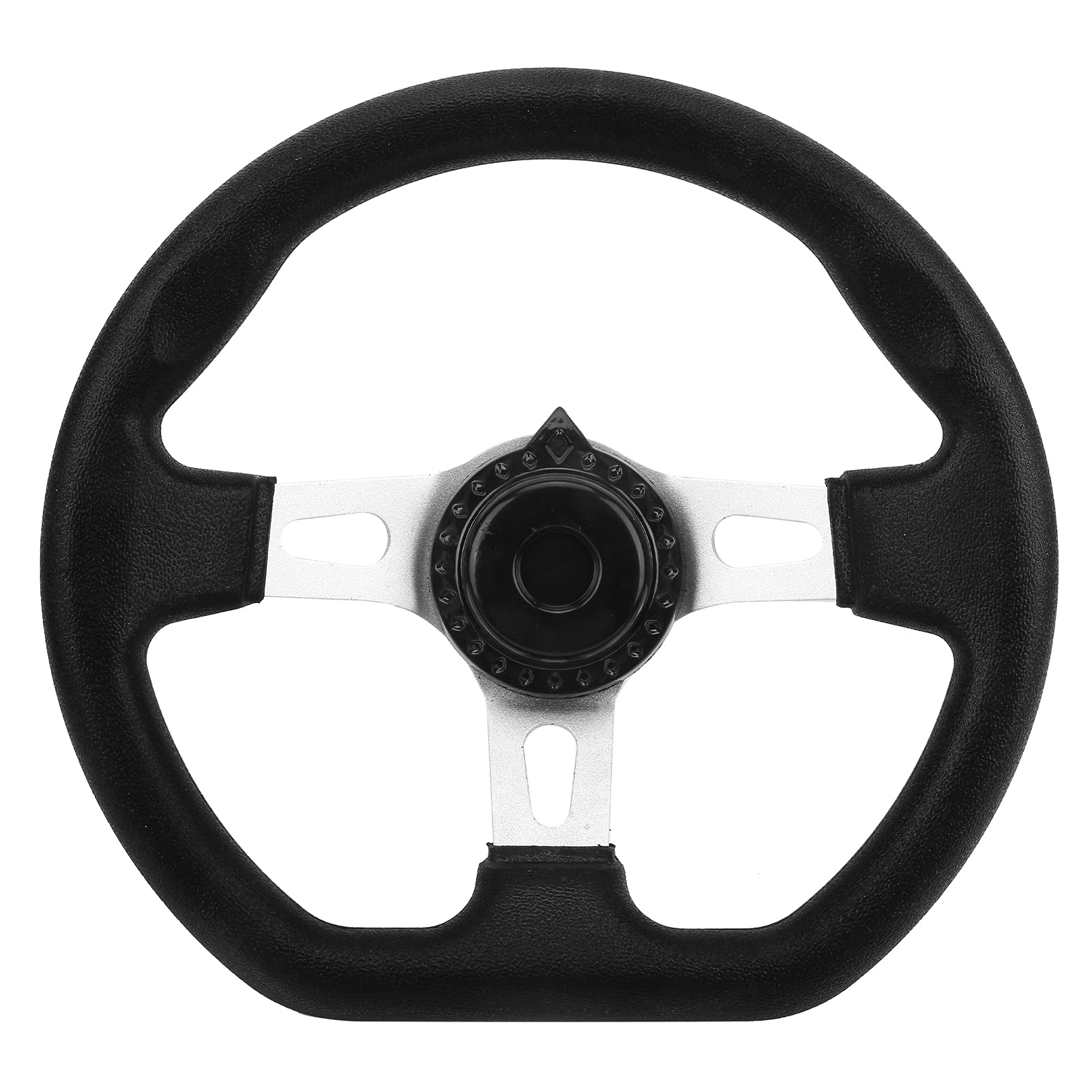 Volant de Kart Tout-terrain 270mm Noir 3 Rayons pour Moteurs ATV Go Kart