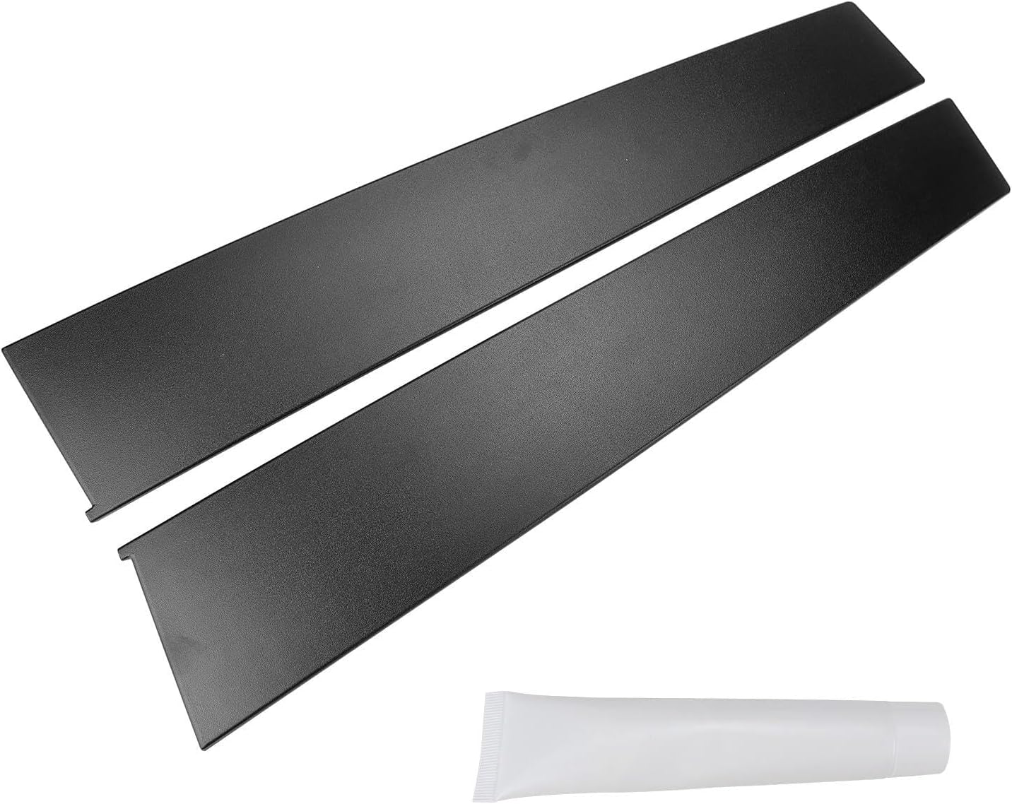 2 Pcs Door Window Trim Molding Panel,Front B Pillar Applique For Ram 1500 2019 2020 2021 2022 2023 2024 2025 Replaces 68292928AD 68292929AD