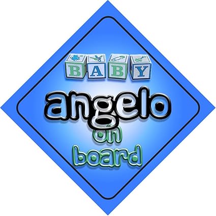 Bebe Garcon Angelo On Board Fantaisie Panneau De Voiture Cadeau Cadeau Pour Nouveau Enfant Nouveau Ne Amazon Fr Bebe Et Puericulture Bebe Garcon Angelo On Board Fantaisie Panneau De Voiture Cadeau Cadeau Pour Nouveau Enfant Nouveau Ne Amazon Fr Bebe Et Puericulture