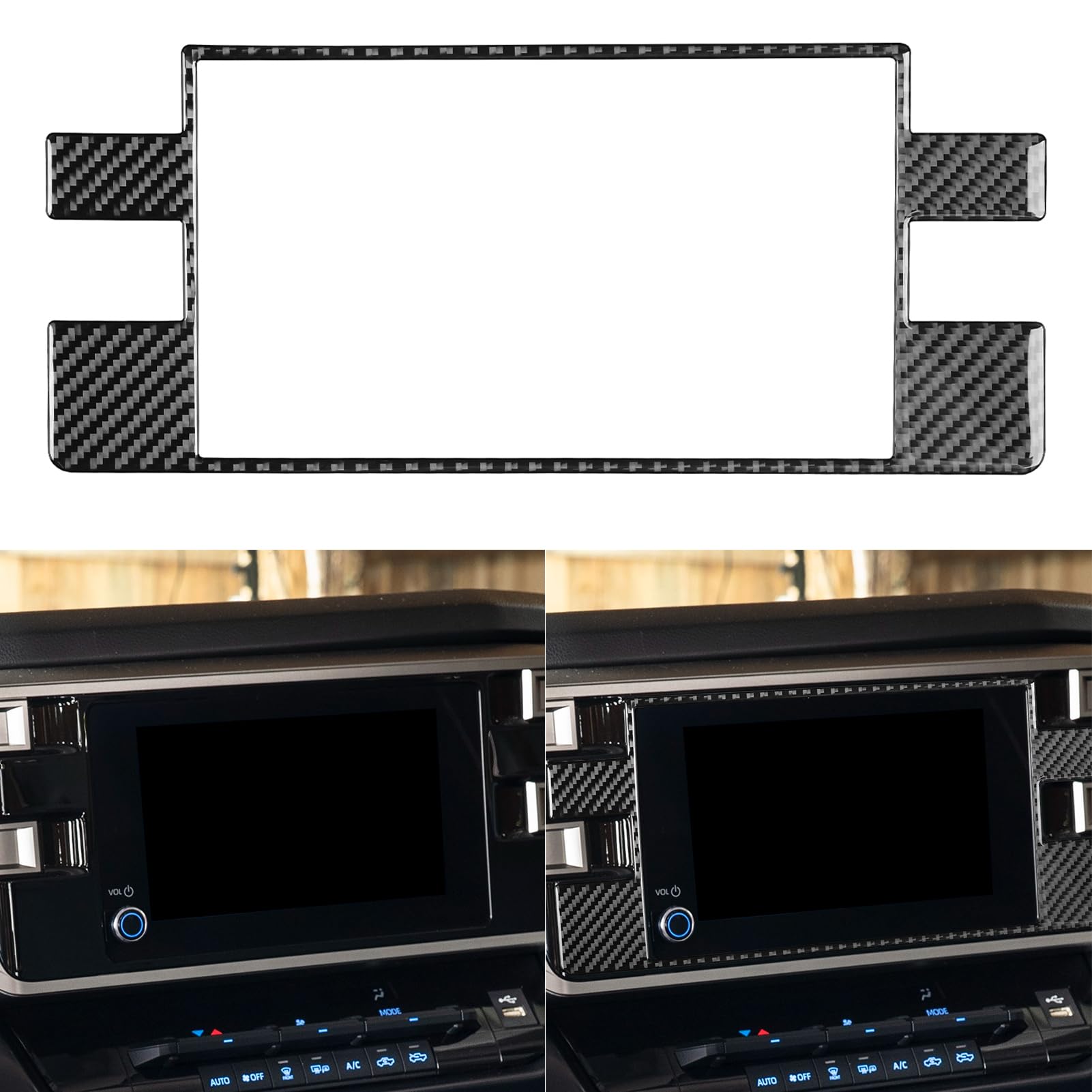 Interior Trim Cover Compatible With Sequoia 2023-2025 Real Carbon