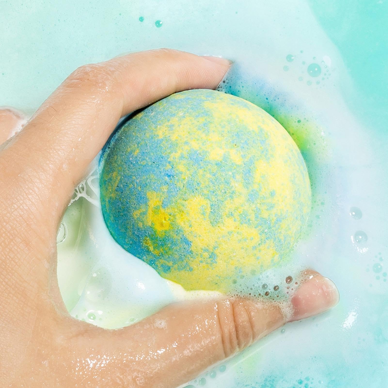 Bubble Shower Ball 6 sztuk bąbelkowa sól do kąpieli relaksacyjnej, środek do czyszczenia ciała z odżywczą formułą w skórze, bomba łazienkowa do domu, hotelu,