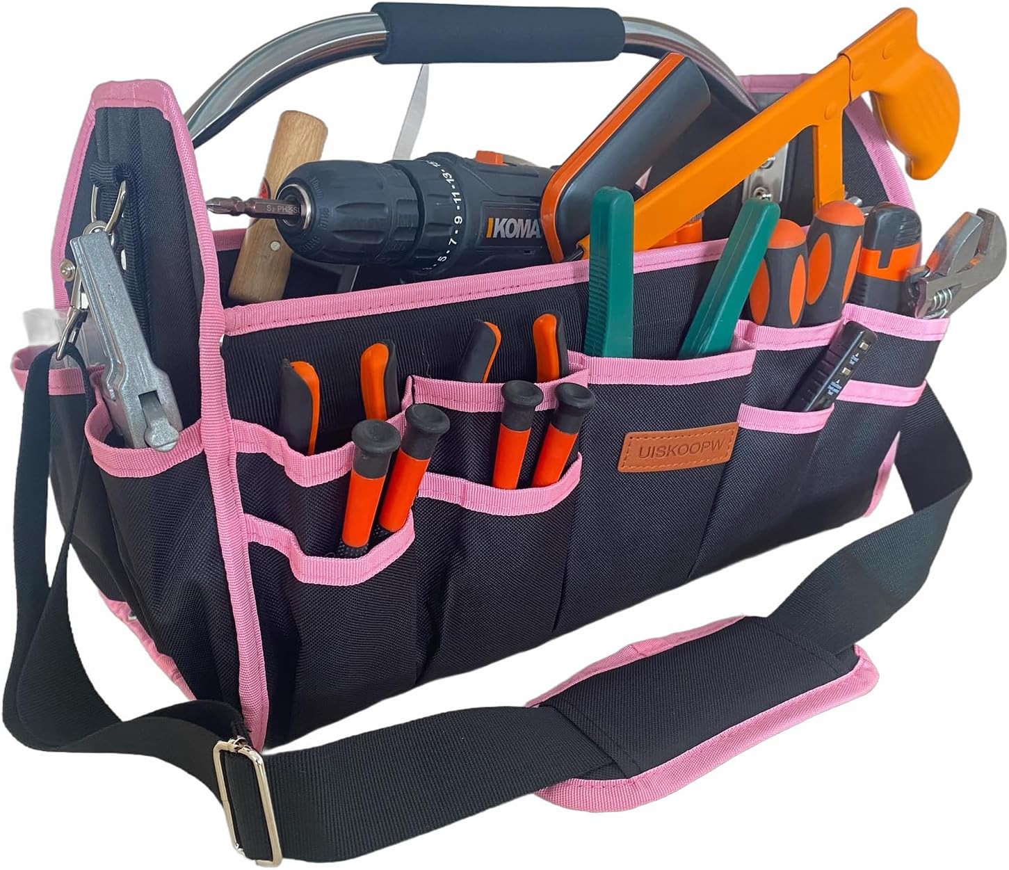 Pink Tool Bag for Women, Pink Tool Box for Women, Ladies Tool Tote Bag ...