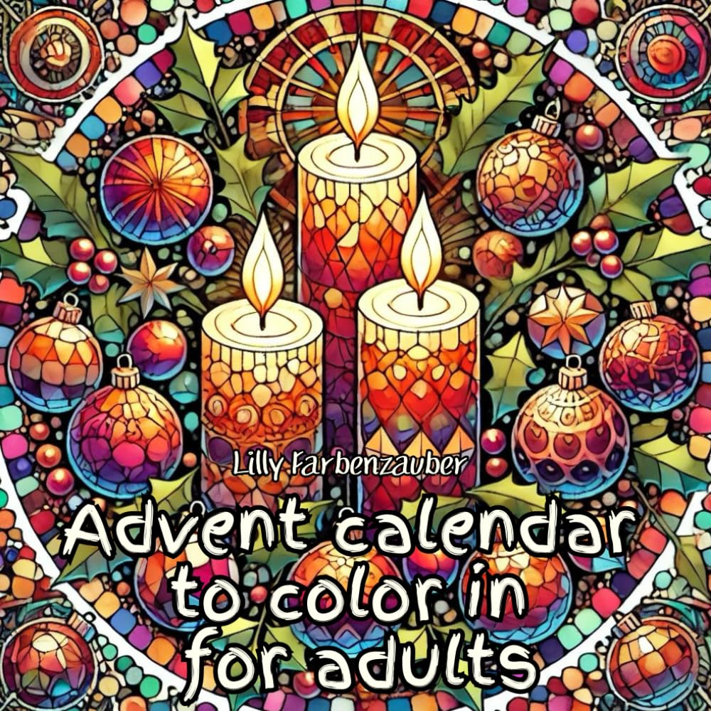Advent calendar to color in for adults