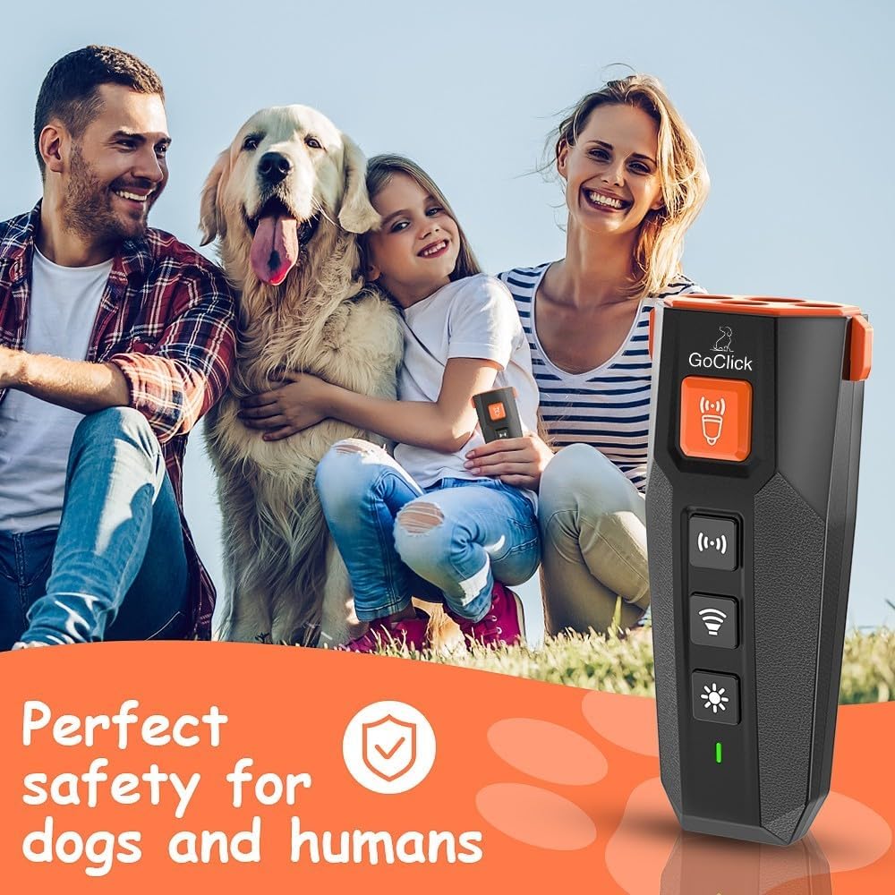 New Dog Bark Deterrent > 3 Emitters > Dog Training Tool> Safe and User-Friendly > Designed to Train Dogs and Discourage Excessive Barking > Alternative to Shock Collars.
