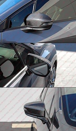 Miniatura 5 de Cubiertas de espejo retrovisor de fibra de carbono real totalmente seca, superposiciones compatibles con Subaru WRX VB 2022, 2023, 2024