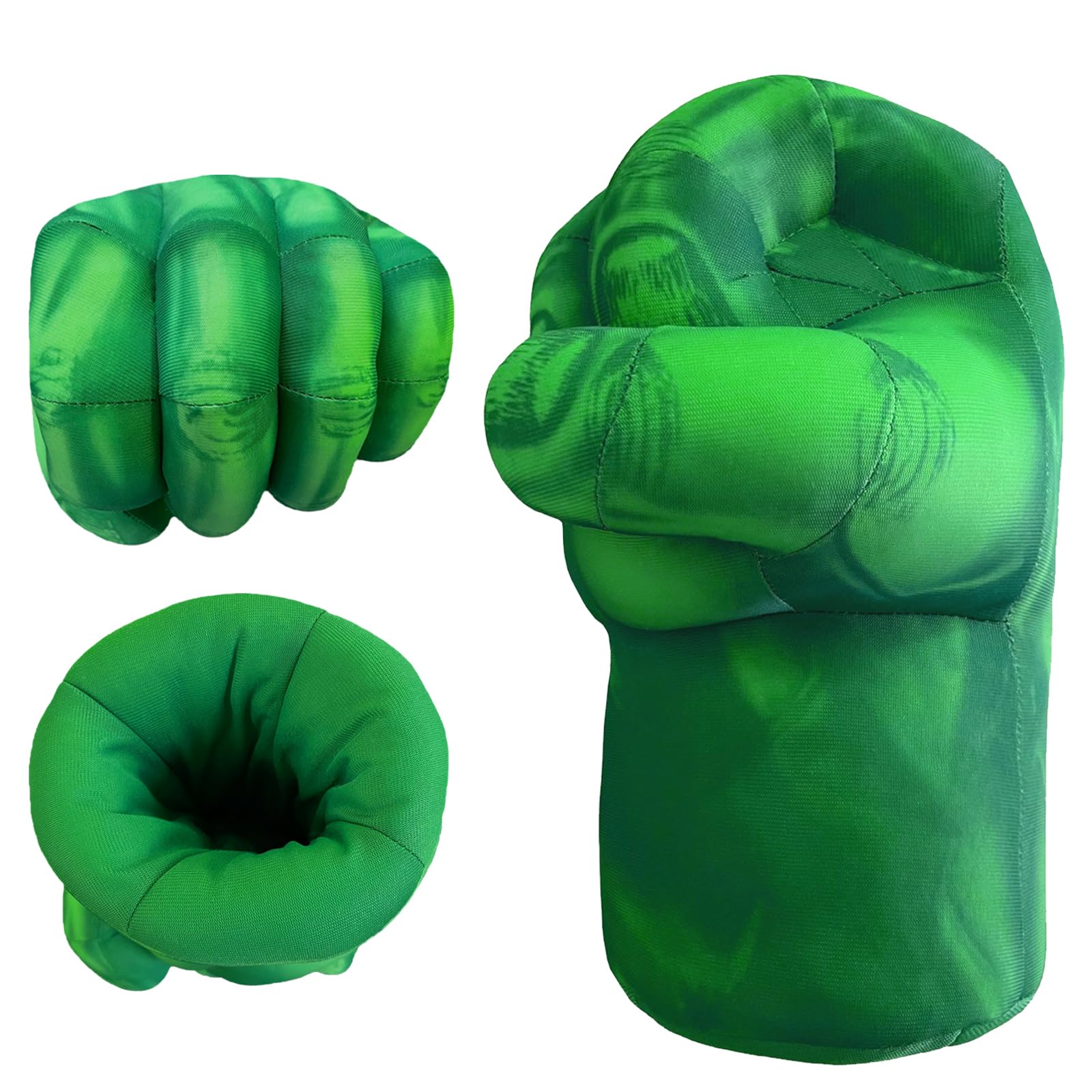 JEEK Gants de super-héros pour enfants Jouets Smash Gants de boxe en peluche douce vert B