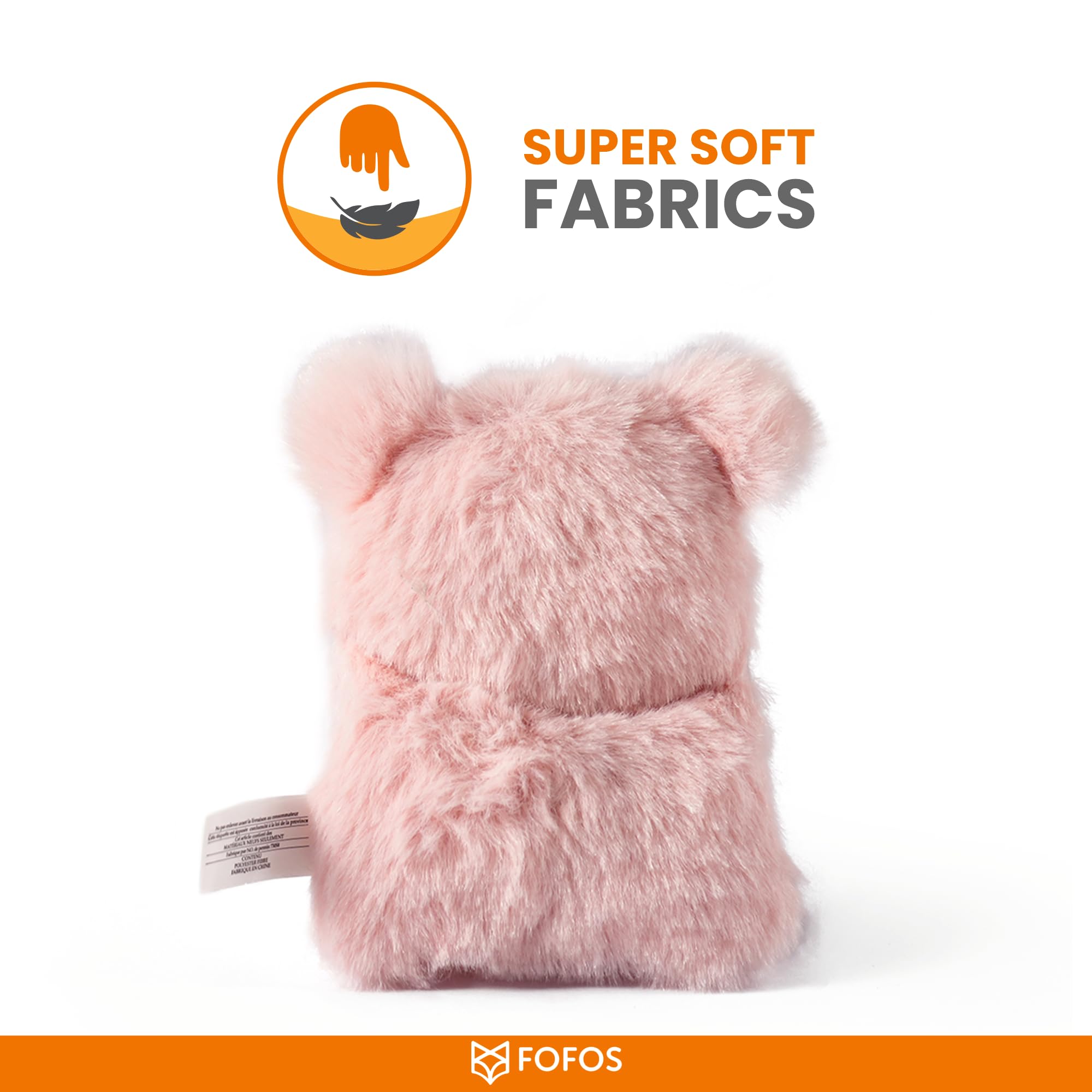 FOFOS Pig Floppy - Juguete Arrugado para Gatos