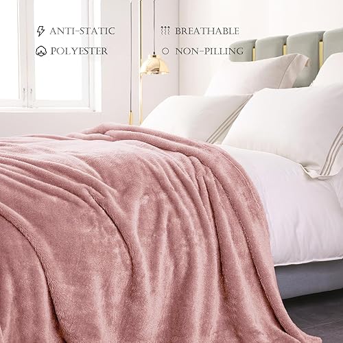 Miniatura 6 de Exclusivo Mezcla Manta de cama de forro polar afelpada, mullida, muy suave, esponjosa y cálida, adecuada para todas las estaciones (90 x 66