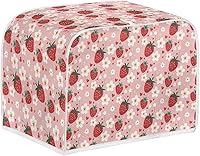 Vista 13 de FKELYI Cubierta para tostadora con estampado de vaca, cubierta para horno tostador de 2 rebanadas, cubierta para hacer pan pequeño, resistente a