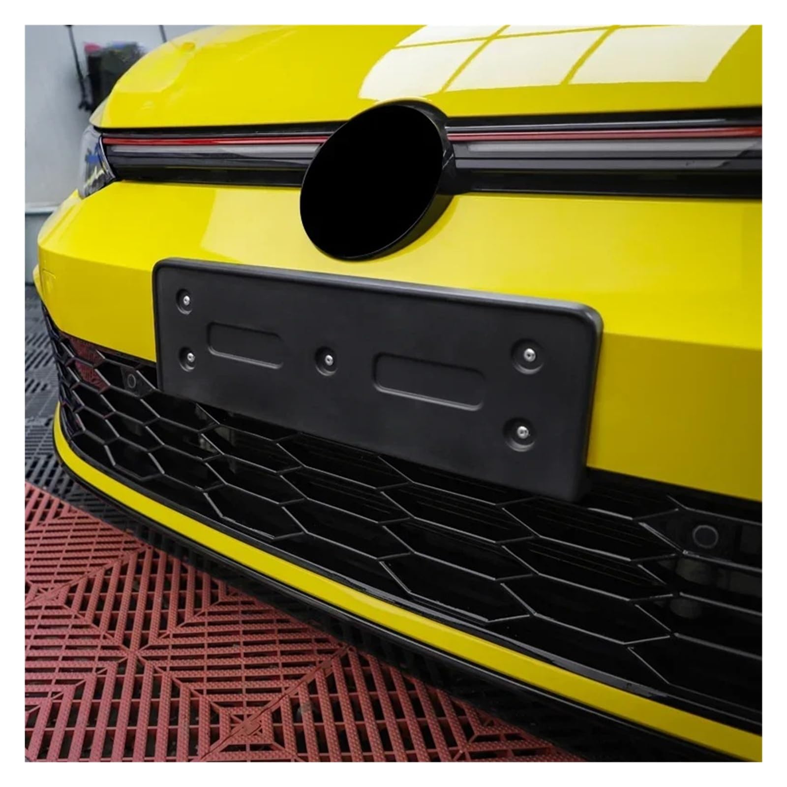 Paraurti Griglia Per GTI Stile Paraurti Anteriore Griglia Decorazione Versione Sportiva Fendinebbia Auto Body Kit Per Vw Per Golf 8 Mk8 Per Line 2020-2026 Griglia Anteriore