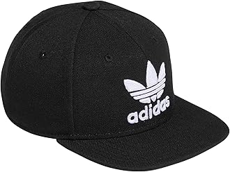 adidas Originals Boys' Trefoil Chain Snapback Flatbrim Structured Snapback Cap