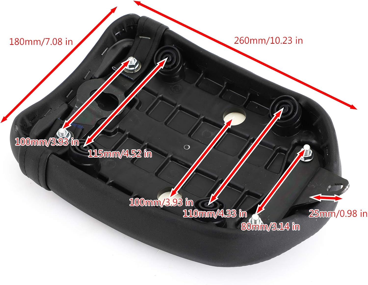 Amаzоn Crаzу 🔥 Dеаlѕ Bruce & Shark Rear Passenger Seat & Foot Pegs Kit for Honda Rebel 2017-2020 CMX 300 CMX 500