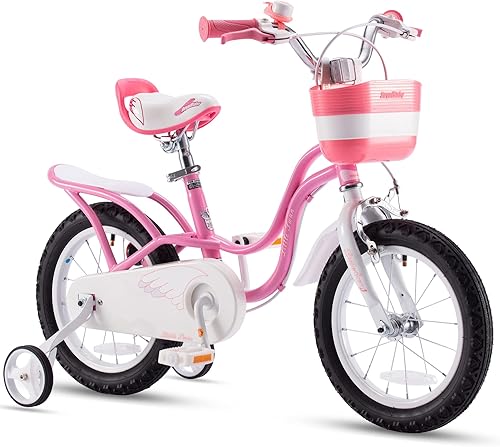 Miniatura 20 de Royalbaby Princess - Bicicleta para niñas de 12, 14, 16, 18, 20 pulgadas, con cesta para niños de 3 a 12 años