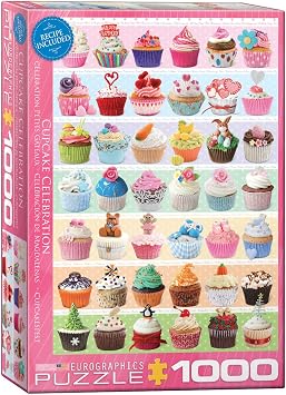EuroGraphics Cupcake Celebration Puzzle 1000-Piece, Model Number 6000-0586