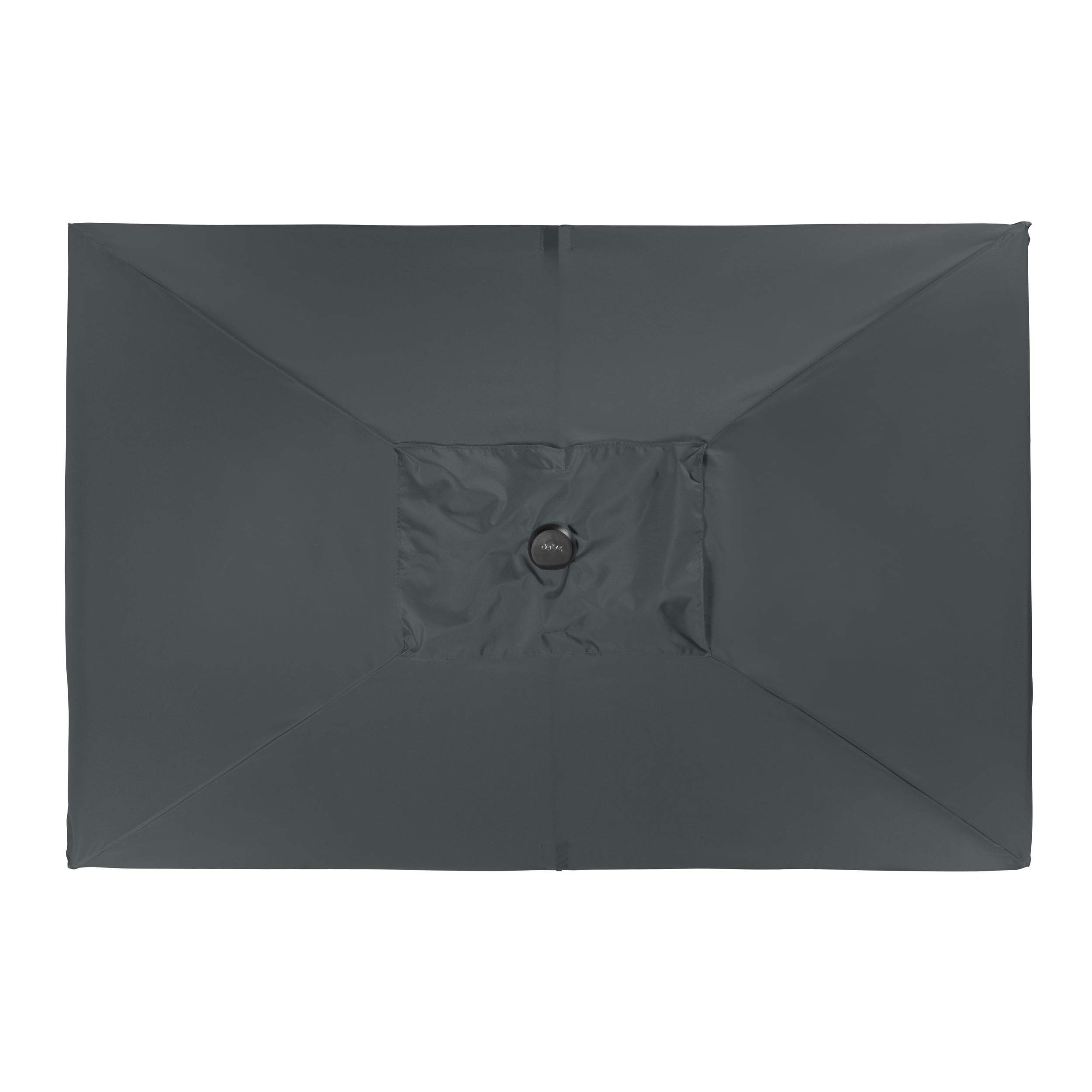 derby Basic Lift NEO 210x140 – Kurbel Sonnenschirm ideal für den Balkon – Höhenverstellbar – ca. 210x140 cm – Anthrazit