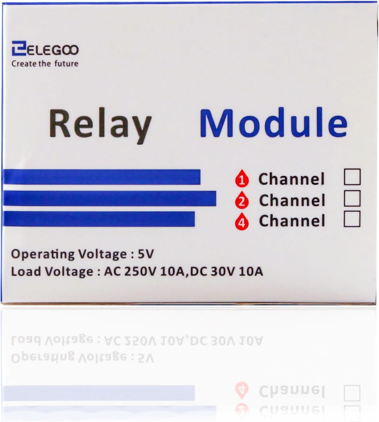 Buy ELEGOO Relay Module 4 Channel DC 5V with Optocoupler for Arduino