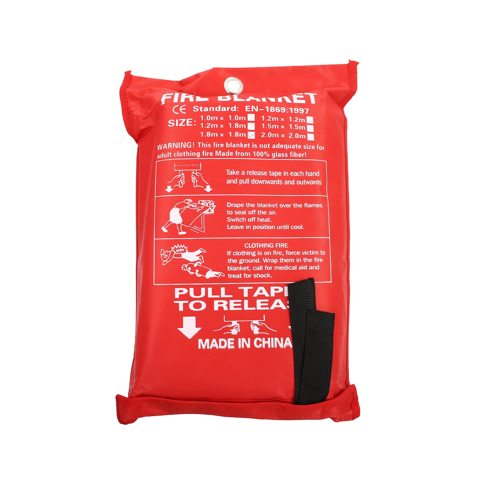 Manta Ignífuga Manta Térmica de Emergencia Profesional Resistente para Cocina Hogar Camping y Protección contra Incendios
