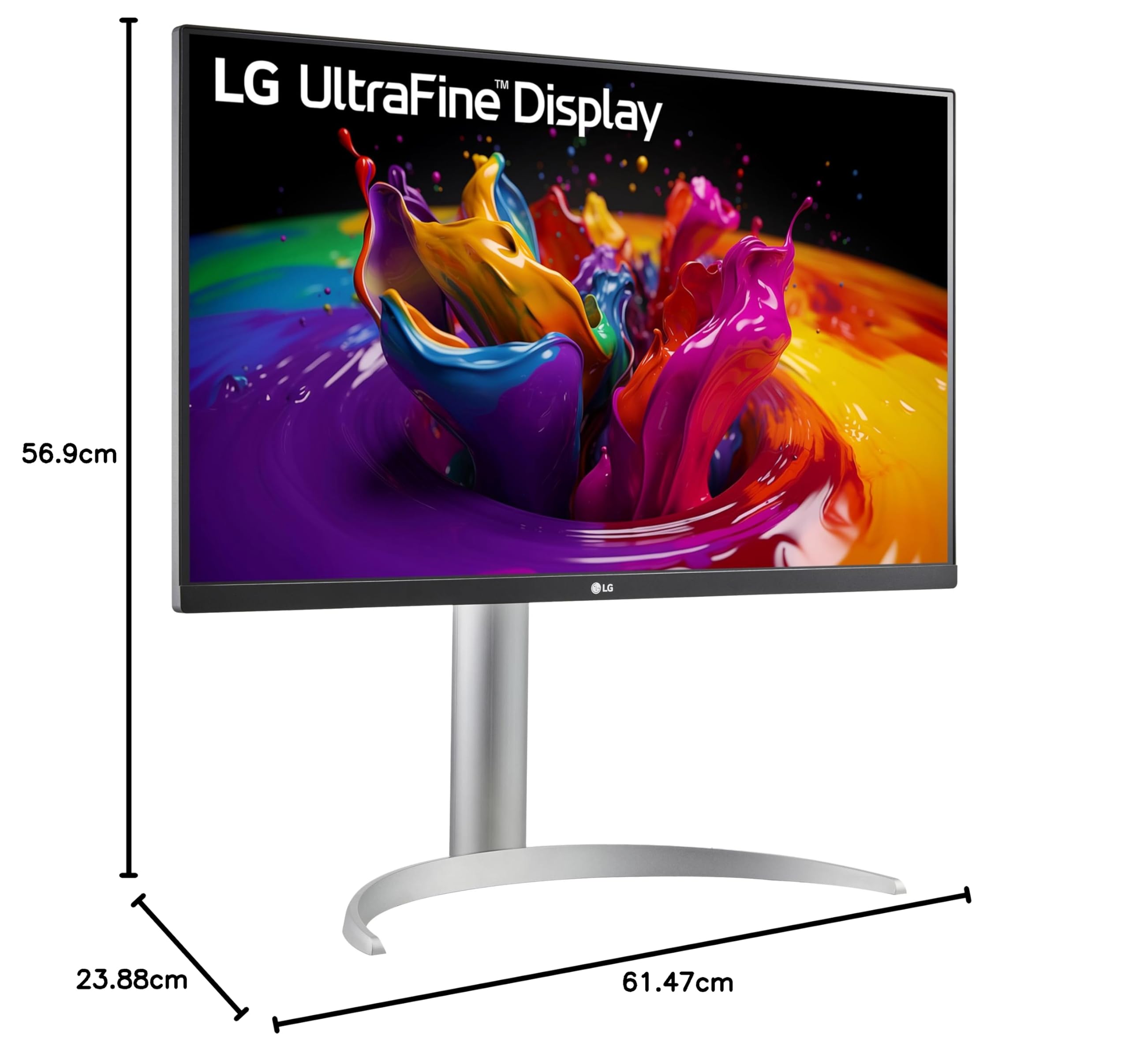 LG UltraFine 27インチ 4Kモニター USB-C給電対応 美品 LG Ultrafine 27 inch 4K UHD (3840x2160) IPS Monitor, USB-C PD 90W