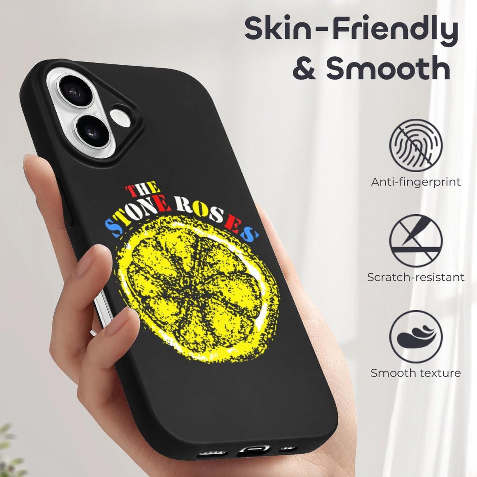 STONE  iPhone16ケース Amazon.co.jp: IPhone16 ケース ケース The Stone Roses ザ