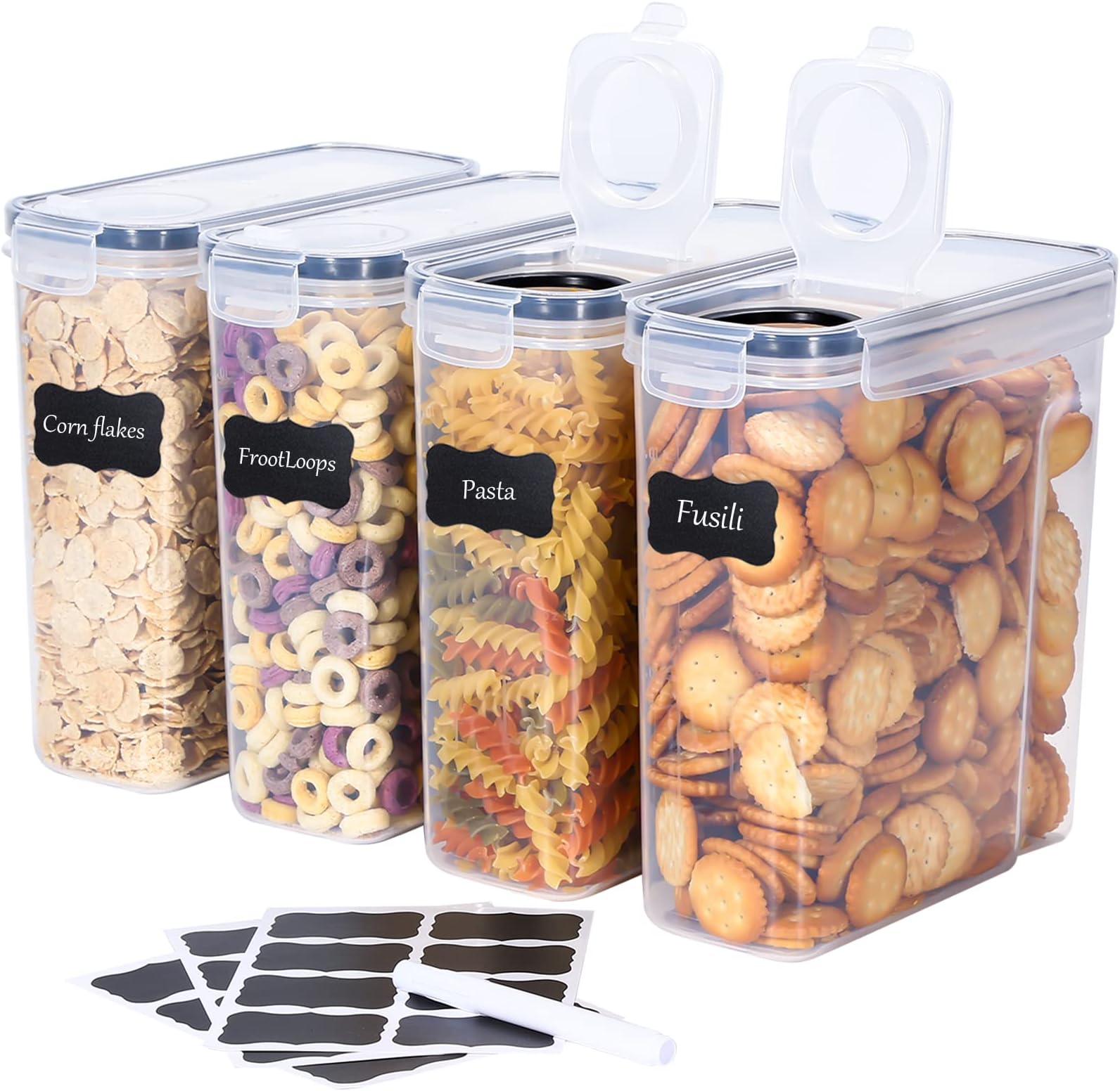 ComSaf Vorratsdosen 4L - Luftdichte Aufbewahrungsboxen Für Müsli & Lebensmittel