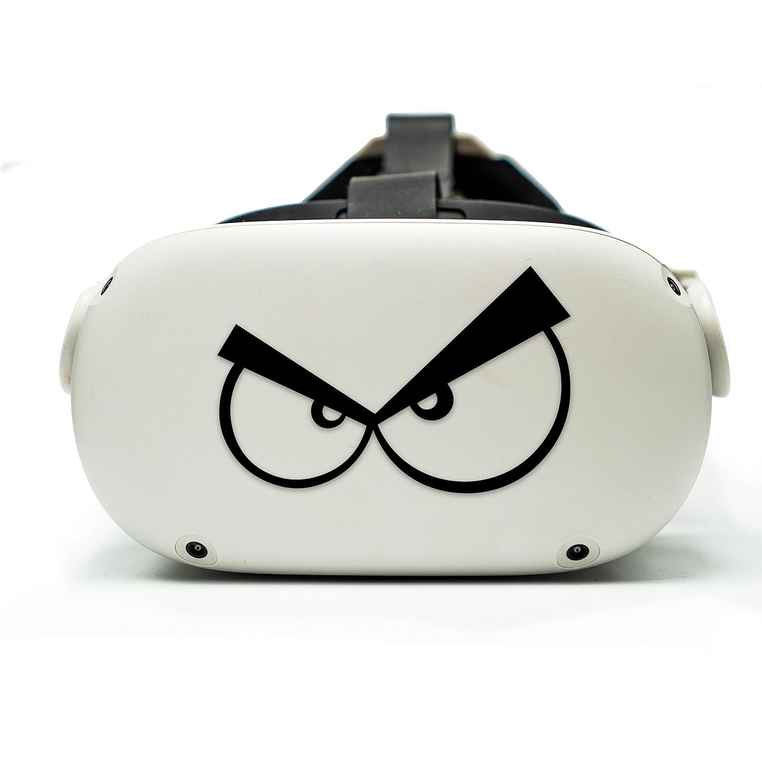 CloudCave Anime Stickers – Vinyl Transfer Anime Eye Decals for Oculus Quest 2 Headset, Playstation VR 2, or Other VR Headsets w/White Background – Removable Decal for Laptop, Car, Wall & More