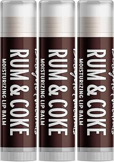 Delight Naturals Rum & Coke Lip Balm - Three Pack