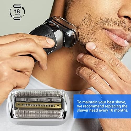 Miniatura 5 de Cartucho de casete mejorado de 92S 92M Series 9 con cabezal de corte y lámina con embalaje sellado para Braun todas las Series 9 (92B92S92M) 9290cc,