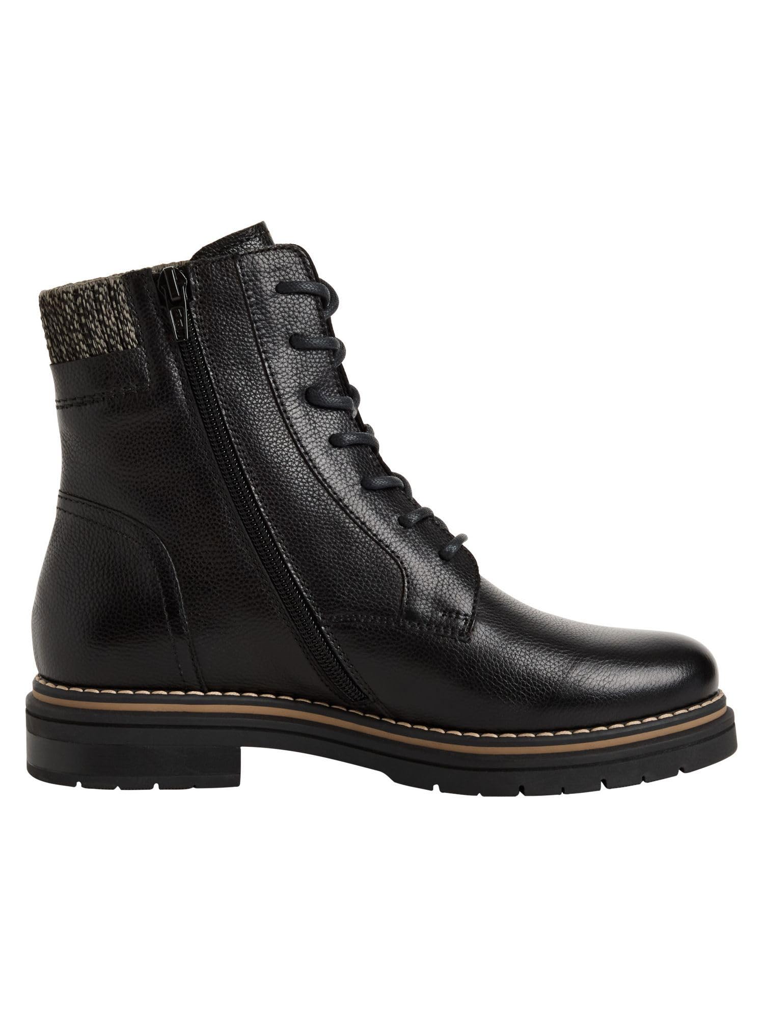 Tamaris Damen Lace Boot Flat 1-25145-45 Botas cortas al tobilloMujer