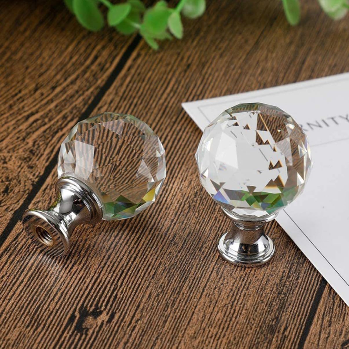Uonlytech 2pcs Solid Lamp Finials Caps Light Screw Caps Lamp Shade Knob Decor Hardware Ceiling Finials
