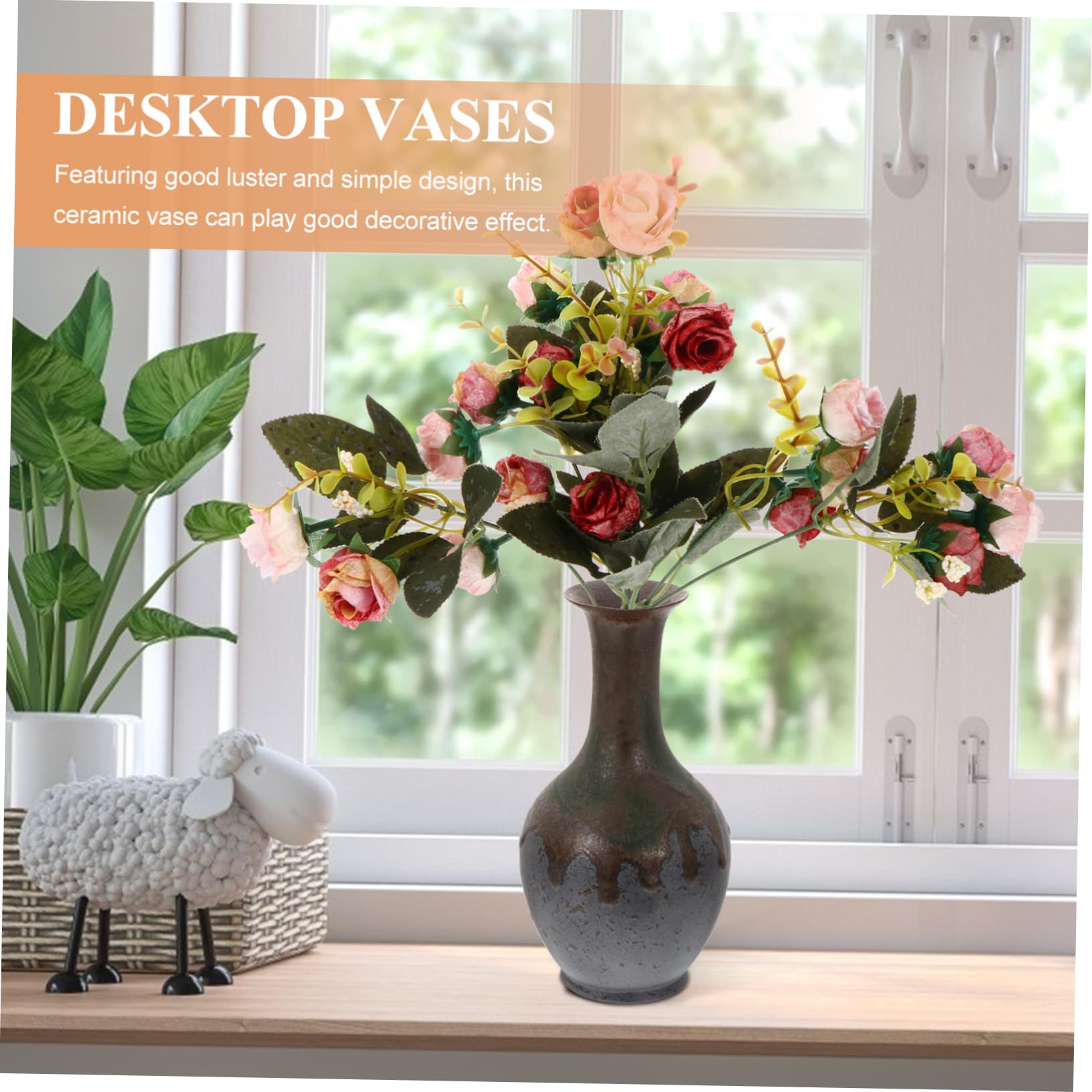 Vase Design Bois Brut Vase En Bois De Frêne Naturel Fait Main - 25,7cm Haut Pour Fleurs Séchées Et Décoration Vase Decoratif