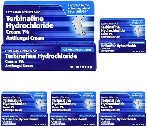 Crema antifúngica de clorhidrato de terbinafina 1% (1 oz.) (paquete de 5)