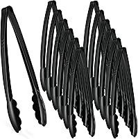 Vista 9 de [Pinzas Transparentes de 7.5 Pulgadas] Pinzas para servir Plasticpro de 7.5 pulgadas, resistentes y reutilizables, para cocina y barbacoa