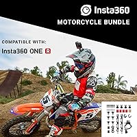 Vista 2 de Insta360 Paquete de motocicleta con palo selfie invisible, kit de montaje completo para cámaras Insta360 ONE X3/X2/X Compatible con Insta360 GO