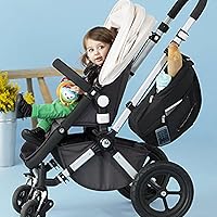 Vista 5 de DUSC Bolsa para cochecito de bebé, fácil de llevar, bolsa multiusos con bolsillo para viajes