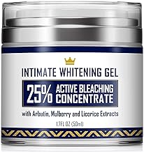 Intimate Whitening Cream – Made in USA Skin Lightening Gel for Body, Face, Bikini..