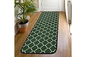 2x6 Runner Rugs for Hallway Green