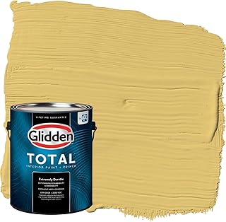 Glidden Total Interior Wall Paint & Primer All-in-One, Tropical Siesta/Y...