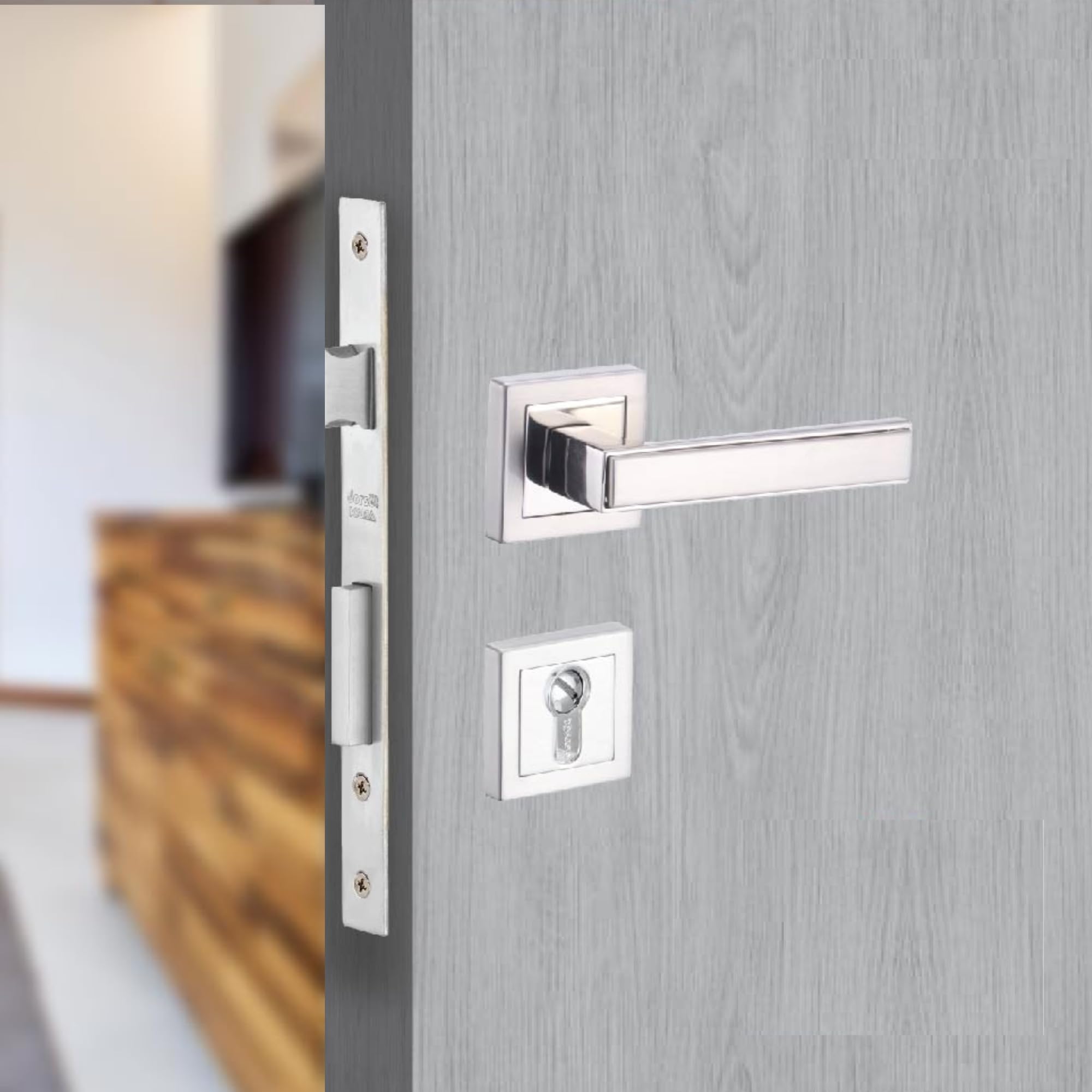 Dorset Kaira Handle | Mortise Lock for Bathroom Doors, Coin and Knob - 60mm | Suitable Door Thickness 32-38 mm | Silver Chrome Finish, MLKAIOR02SC (B0D4VM6BGR) Amazon Price History, Amazon Price Tracker