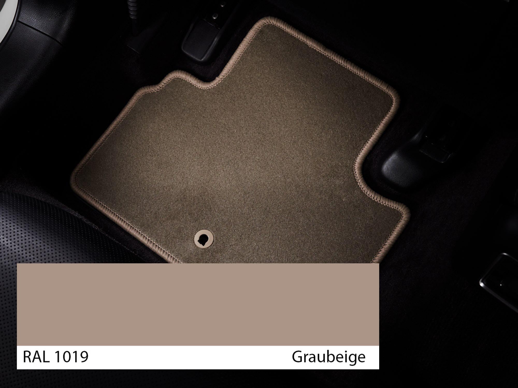 Fußmatten Passend Für VW Golf 4 Bora New Beetle Velours Automatten Schwarz 2 Teilig Vorn