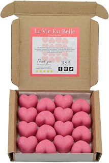 RSWellness La Vie Este Belle Perfume Inspired Soy Wax Melts Scented - Perfume Dupes - 16 Heart Wax Melts Gift Set - Handmade Home Fragrance - Vegan & Pet Friendly (La Vie Este Belle)
