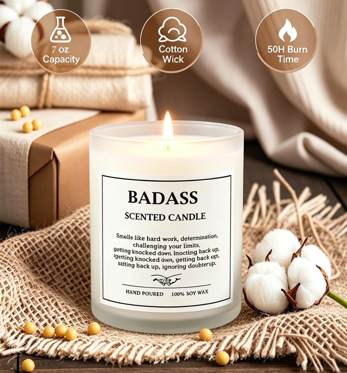 Funny Congrats Gift, Promotion, New Jobs, Boss, Motivational Candle