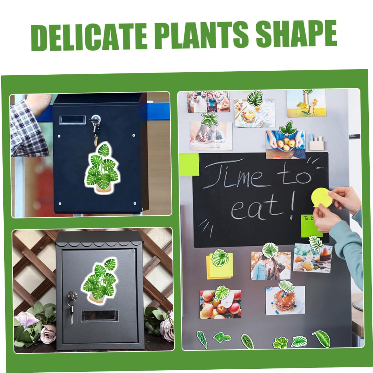 Veemoon 15pezzi Calamite Frigorifero Frutta Adesivi Magnetici Colorati Per Lavagna Bianca Decorazioni Creative Per Cucina e Ufficio Design Adorabile e Funzionale