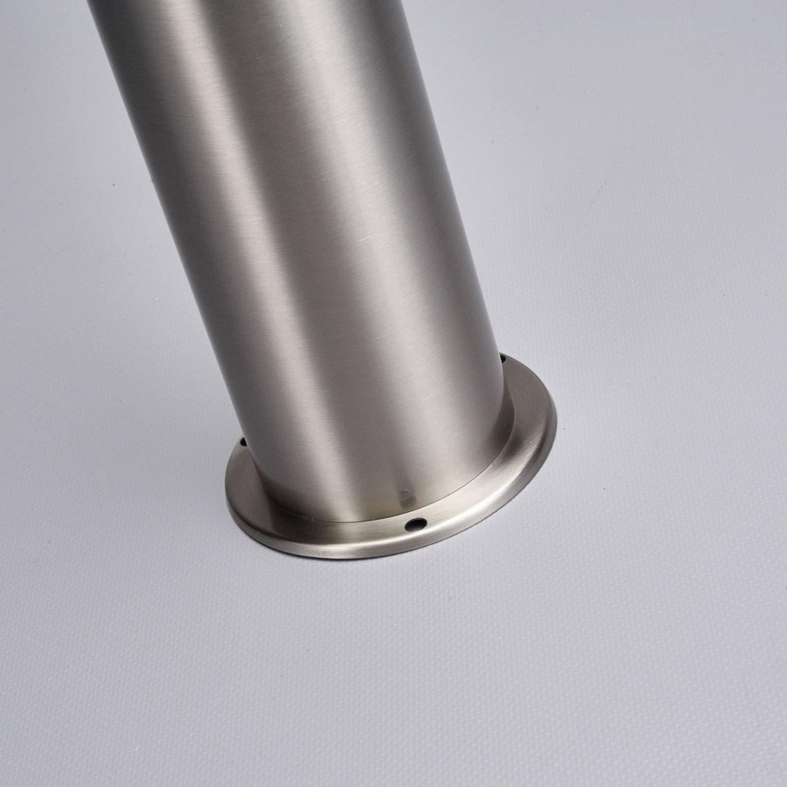 Lindby Edelstahl LED Wegeleuchte/Pollerleuchte 60 cm mit Bewegungsmelder, Wegelampe spritzwassergeschützt IP44 11W
