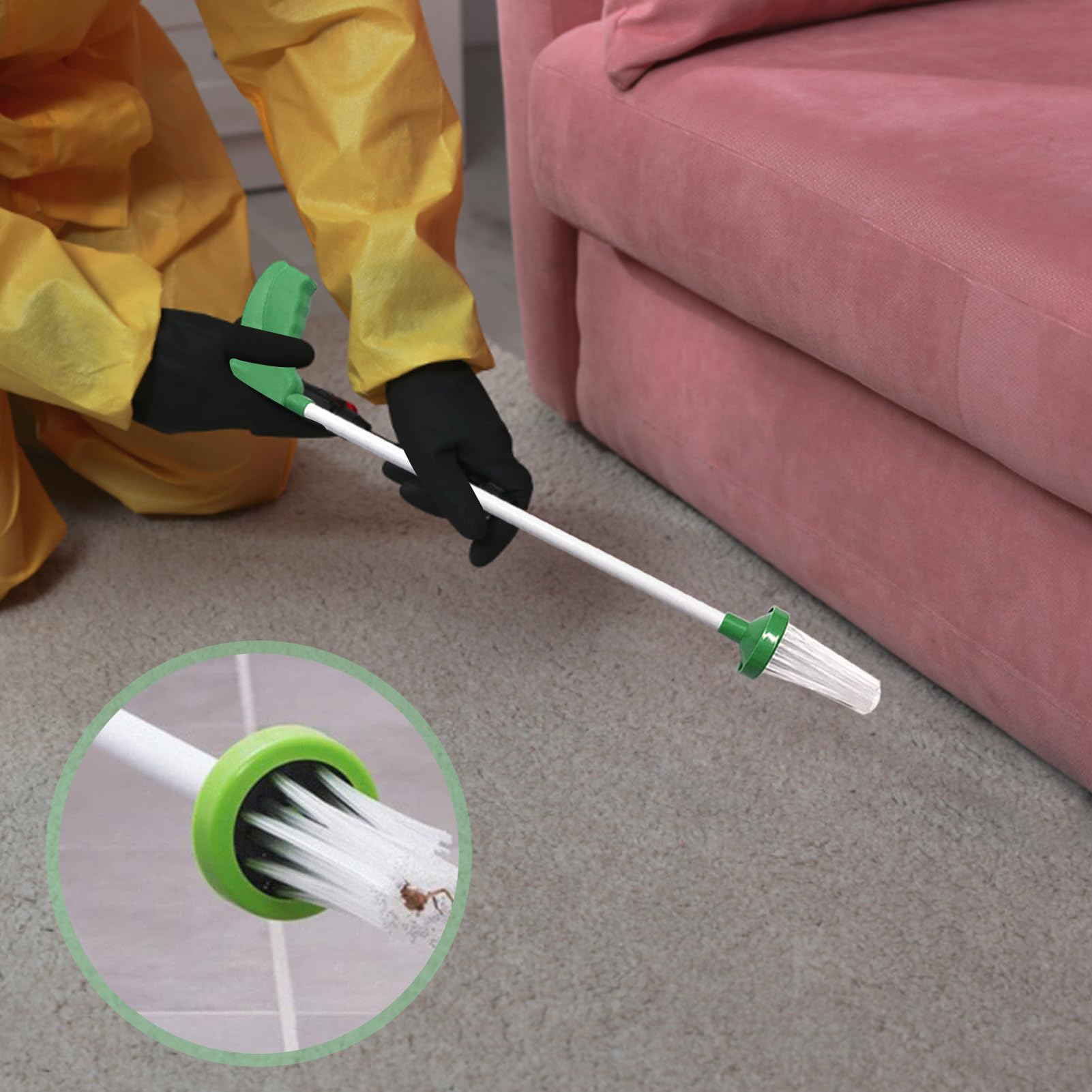 Genérico Catching Tool – Humane Grabber For Spiders| Spider Catcher Easy To Catch Fly Catcher Indoor Catching Soft Fibres Trapper Safely Humanely Grabs Home Wasps Spiders Bees and Other Place Use