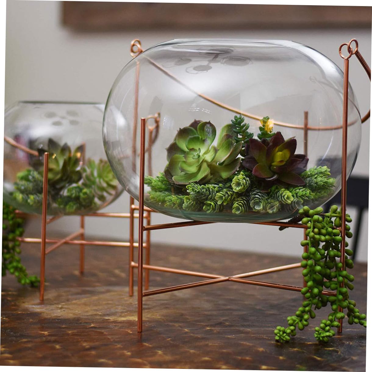 SHINEOFI 14 Fausses Plantes Succulentes Artificielles 3-10 Cm, Décorations Créatives pour Compositions, Accessoires Pratiques pour Micro-Paysage, Plantes en Pot Imitation sans Entretien,