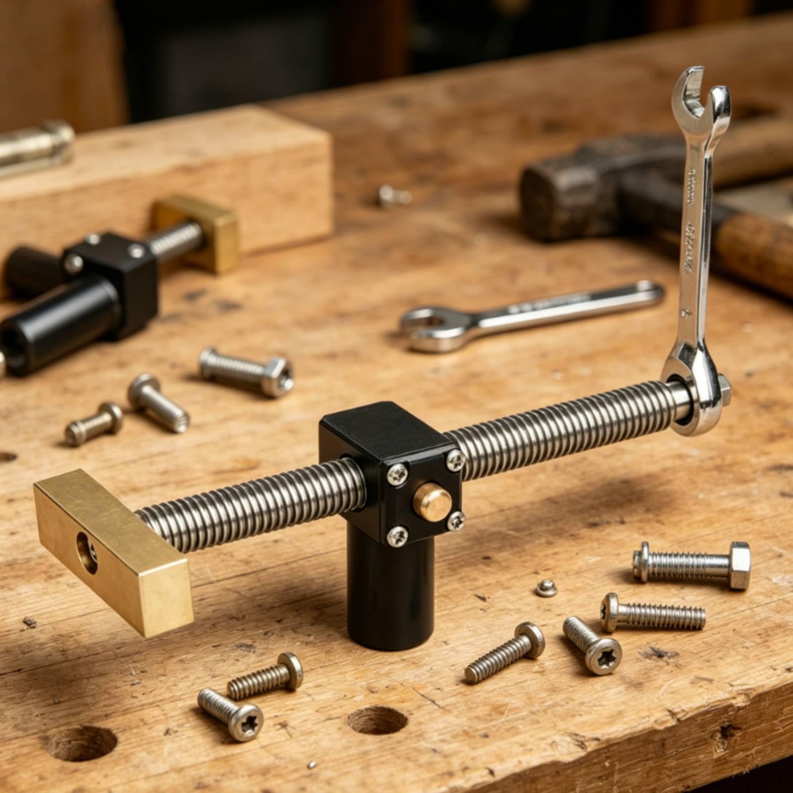 Étau Rapide Poignée Clé Étau Table Rapide Réglable Mâchoire Serrage D'atelier pour Bricoleurs, 19MM